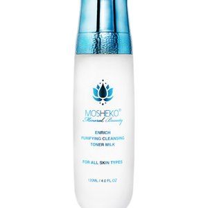 MOSHEKO - Purifying Cleansing Toner Milk Dead Sea Minerals & Organic Argan Oil.